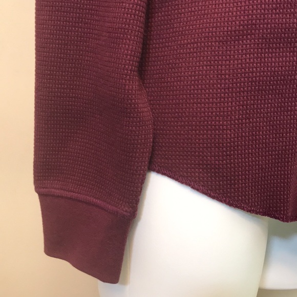 🐲💙Everlane Organic Cotton Waffle Turtleneck top - Picture 8 of 11